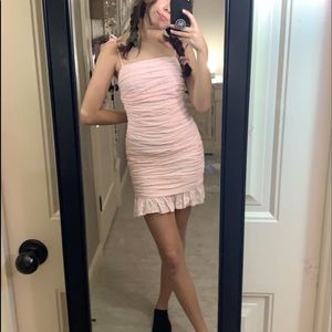 Lovers & Friends pleated mini dress